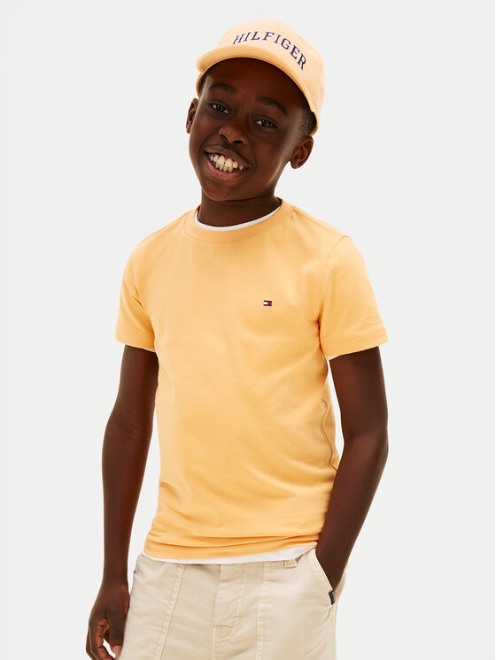Tommy Hilfiger Tommy Hilfiger Tricou KB0KB06879 Portocaliu Regular Fit