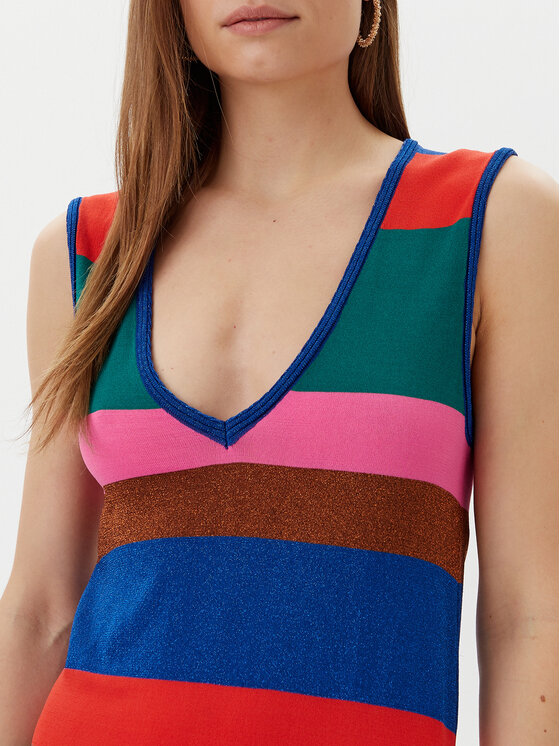 LOLA CASADEMUNT LOLA CASADEMUNT Kötött ruha MS2516032 Színes Regular Fit