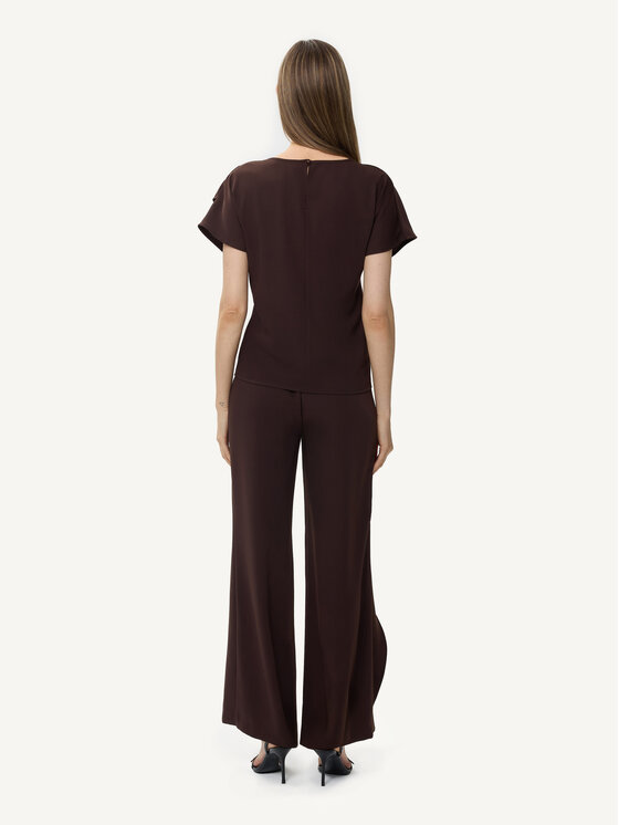 KMX KMX Bluzka 504390005 Brązowy Loose Fit