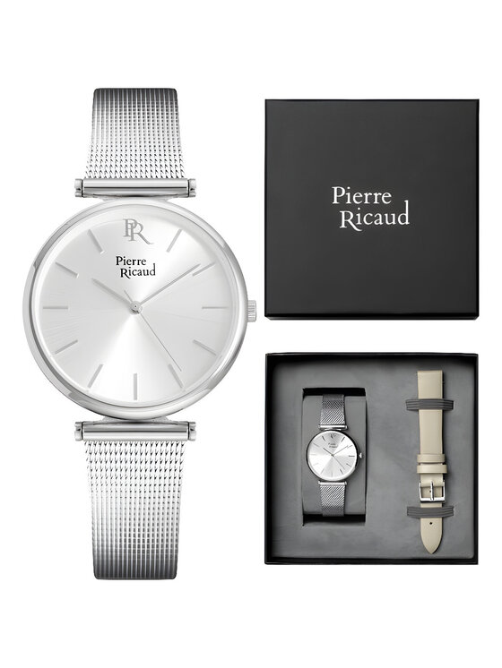 Pierre Ricaud Pierre Ricaud Hodinky P22044.5113QV-SET Stříbrná
