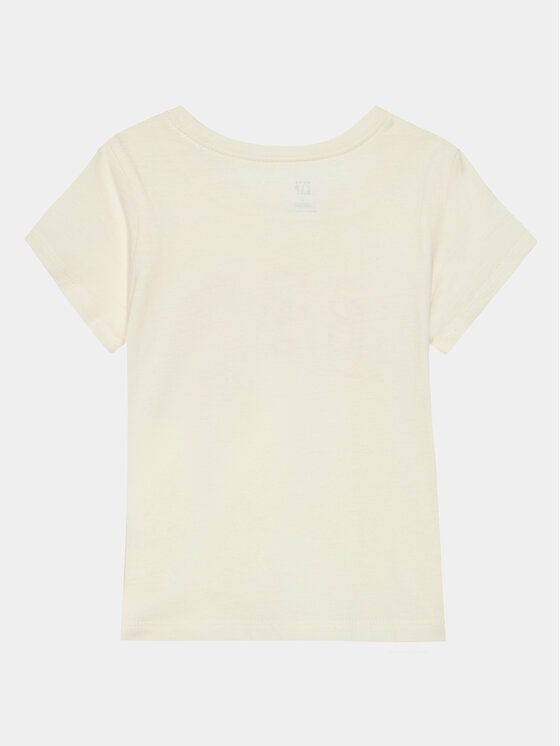 Gap Gap Футболка 459909-00 Écru Regular Fit