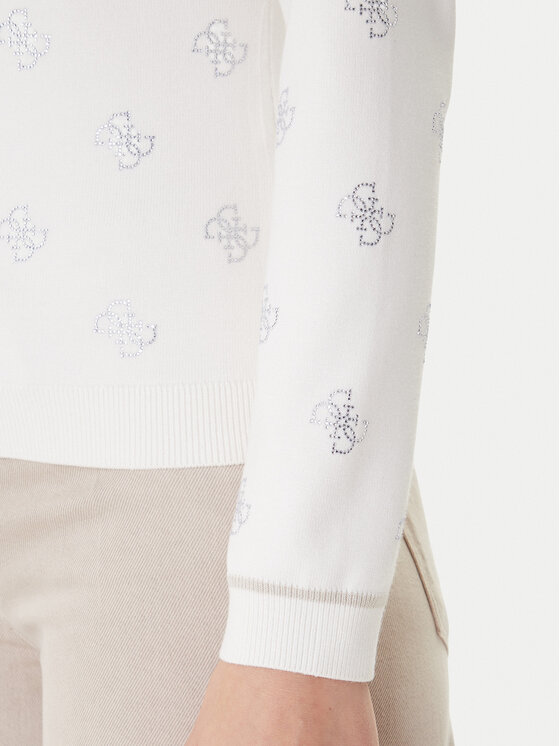 Guess Guess Кардиган W6GR18 Z0605 Білий Regular Fit