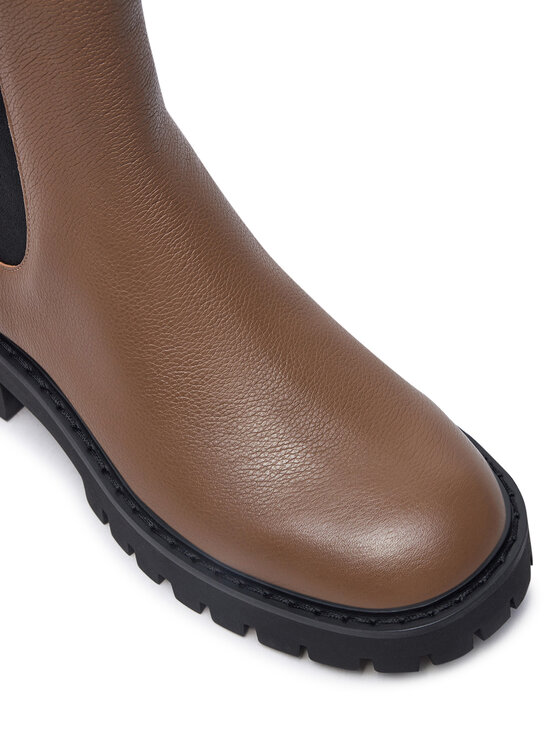MICHAEL Michael Kors MICHAEL Michael Kors Боти тип челси Asher 40F4ASFE5L Кафяв