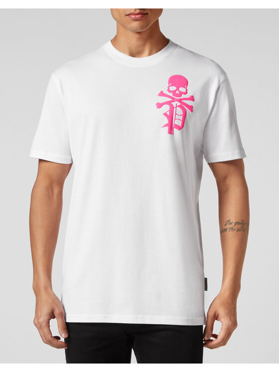 PHILIPP PLEIN PHILIPP PLEIN T-Shirt 429 Biały Regular Fit