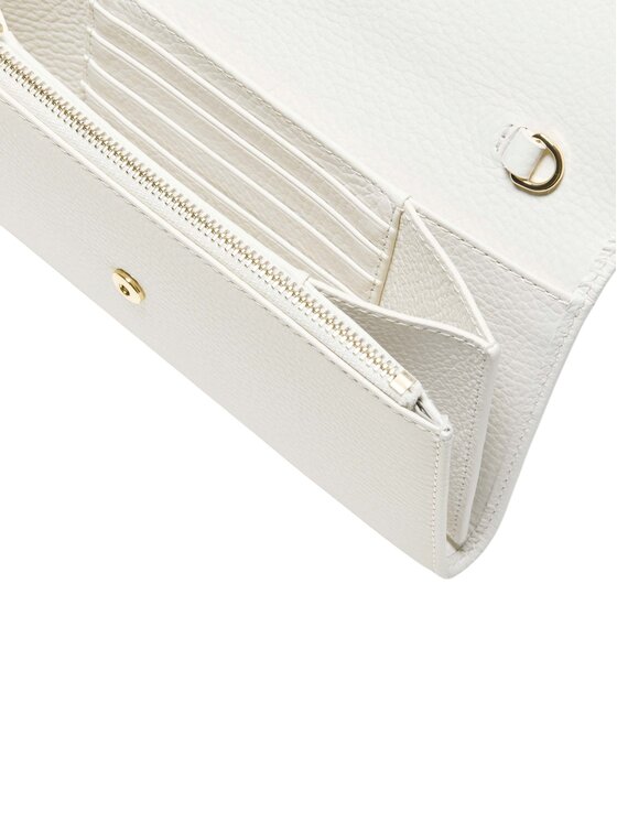 Coccinelle Coccinelle Portafoglio METALLIC S24 Bianco