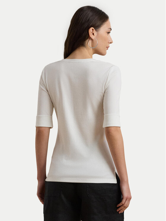 LAUREN RALPH LAUREN LAUREN RALPH LAUREN Bluză 200815843001 Alb Slim Fit