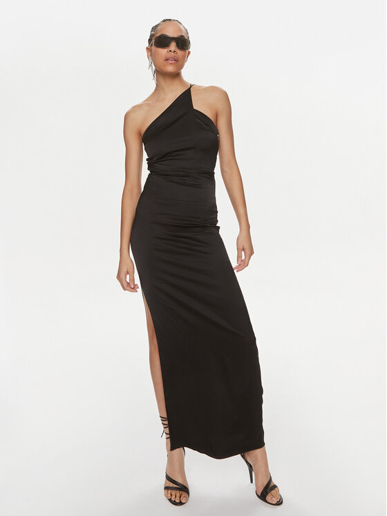 Patrizia Pepe Patrizia Pepe Večerní šaty 2A2683/A644-K103 Černá Slim Fit