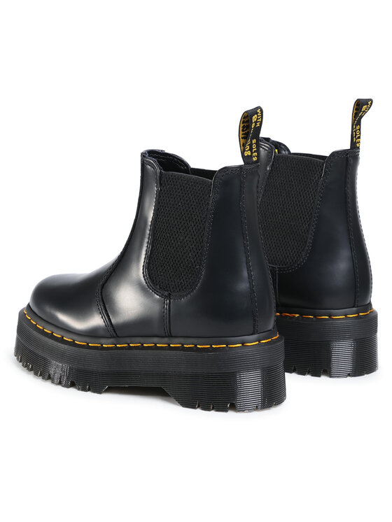 Dr. Martens Dr. Martens Kotníková obuv s elastickým prvkem 2976 Quad 24687001 Černá