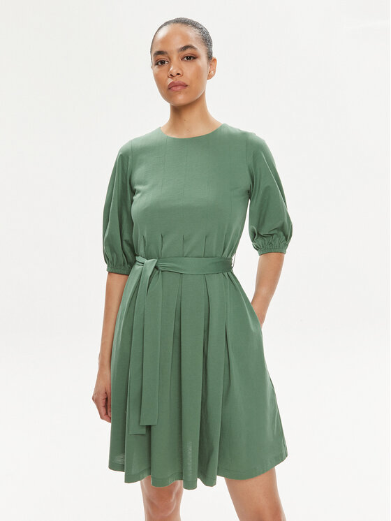 Weekend Max Mara Weekend Max Mara Rochie de zi Jumbo 2415621072 Verde Regular Fit
