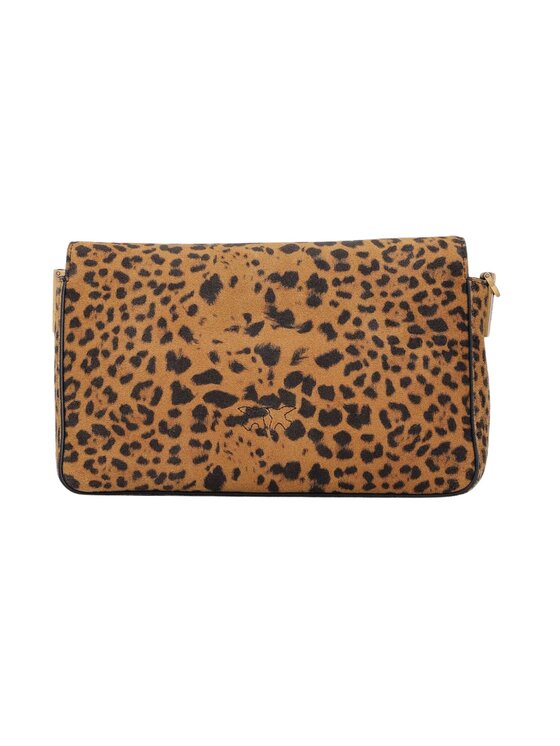PINKO PINKO Borsa Love one slouchy mini mzzo bac stampa macula Marrone