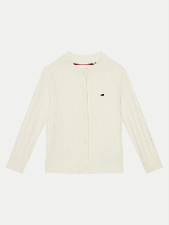 Tommy Hilfiger Tommy Hilfiger Kardigan KG0KG08282 S Bež Regular Fit