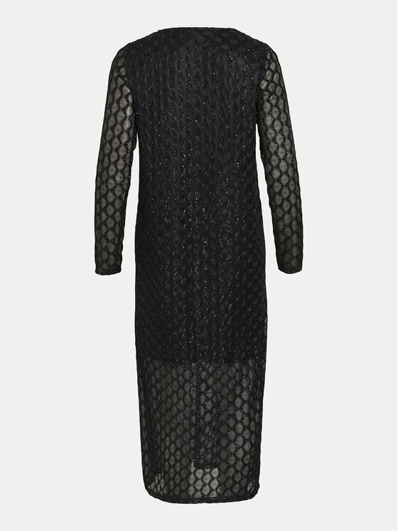 Vila Vila Коктейльна сукня Zalma 14102492 Чорний Regular Fit