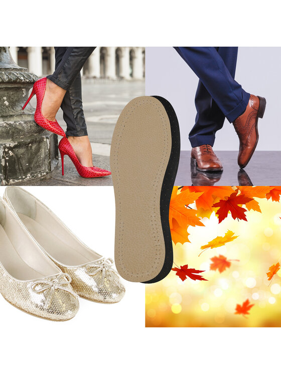 Coccine Coccine Tălpici Leather & Latex 665/52/AZ r.35/36 Bej