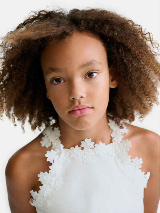 Mayoral Mayoral топ 6015 Бял Regular Fit