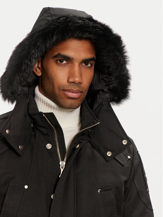 Moose Knuckles Moose Knuckles Vatovaná bunda M32MP261SX Černá Regular Fit