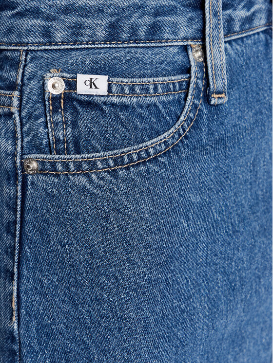Calvin Klein Jeans Calvin Klein Jeans Džínová sukně J20J221271 Modrá Regular Fit