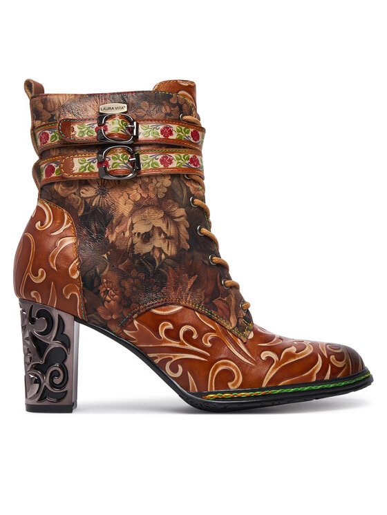 Laura Vita Laura Vita Черевики Ledao 36 Коричневий