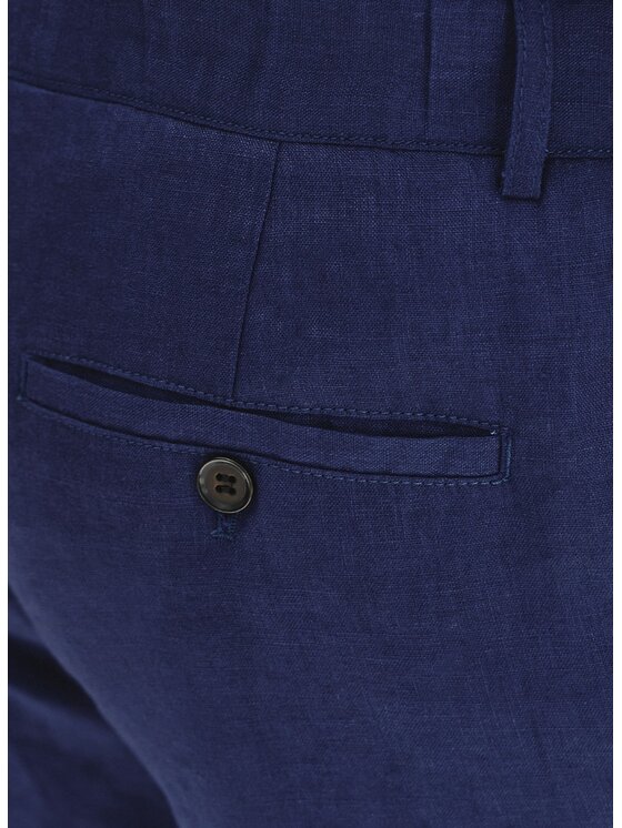 Pako Lorente Pako Lorente Szorty materiałowe P25SF-WS-002 Granatowy Classic Fit