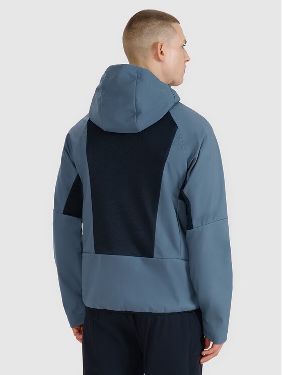 4F 4F Kurtka softshell 4FWSS25TSOFM313-32S Niebieski Regular Fit