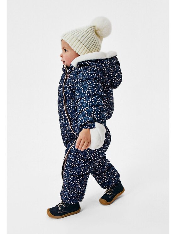 minoti minoti Kombinezon zimowy 21babysnow1 Granatowy Regular Fit
