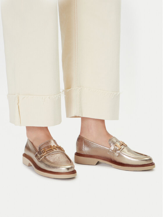 Hispanitas Hispanitas Loafersy HV254066 Złoty