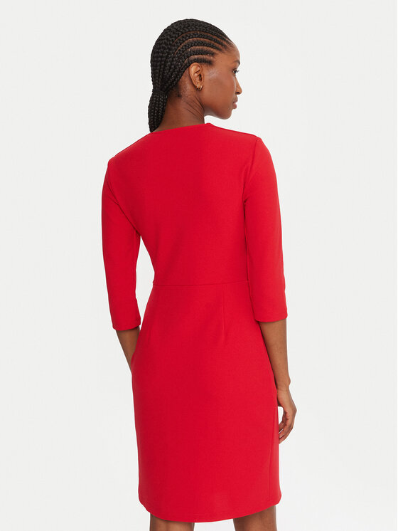 Rinascimento Rinascimento Rochie cocktail CFC0020071002 Roșu Regular Fit