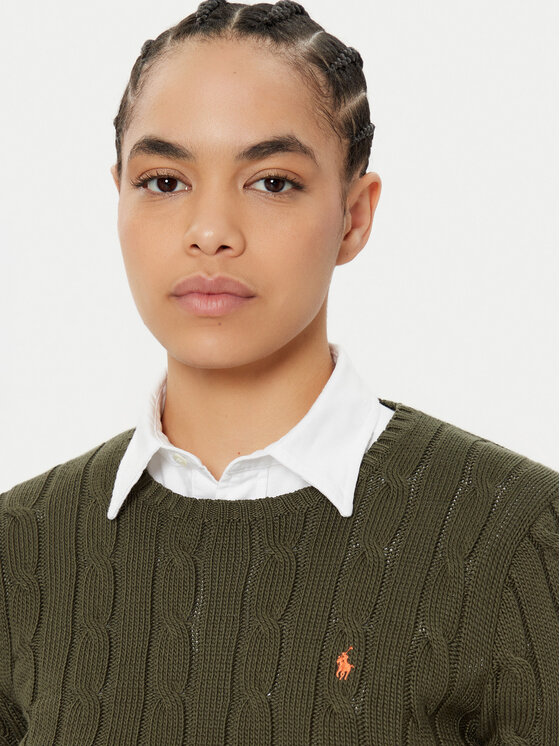 Polo Ralph Lauren Polo Ralph Lauren Džemper 211891640030 Zelena Regular Fit