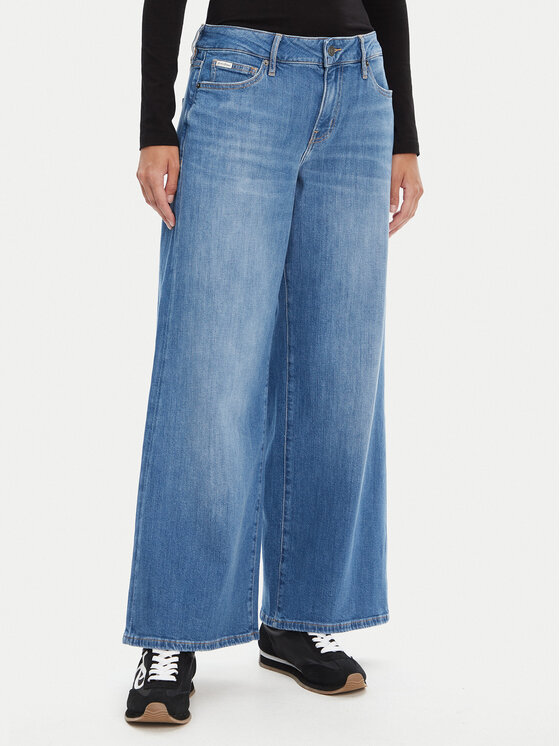 Guess Jeans Guess Jeans Jeansy W5YA0O D0022 Modrá Regular Fit