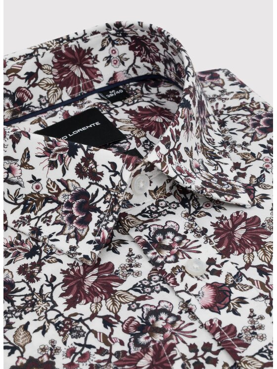 Pako Lorente Pako Lorente Koszula P25WF-1X-054 Biały Slim Fit