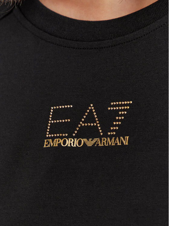 EA7 Emporio Armani EA7 Emporio Armani Haljina za svaki dan 6RTA51 TJ9RZ 1200 Crna Regular Fit