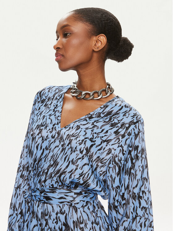 Karen by Simonsen Karen by Simonsen Φόρεμα πουκάμισο Nikole 10104885 Μπλε Regular Fit