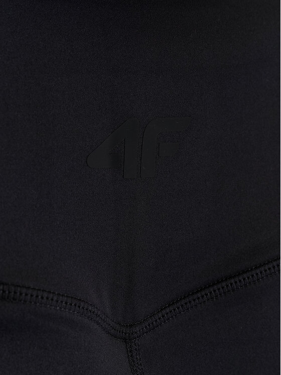 4F 4F Legginsy BASIC+ Czarny Slim Fit