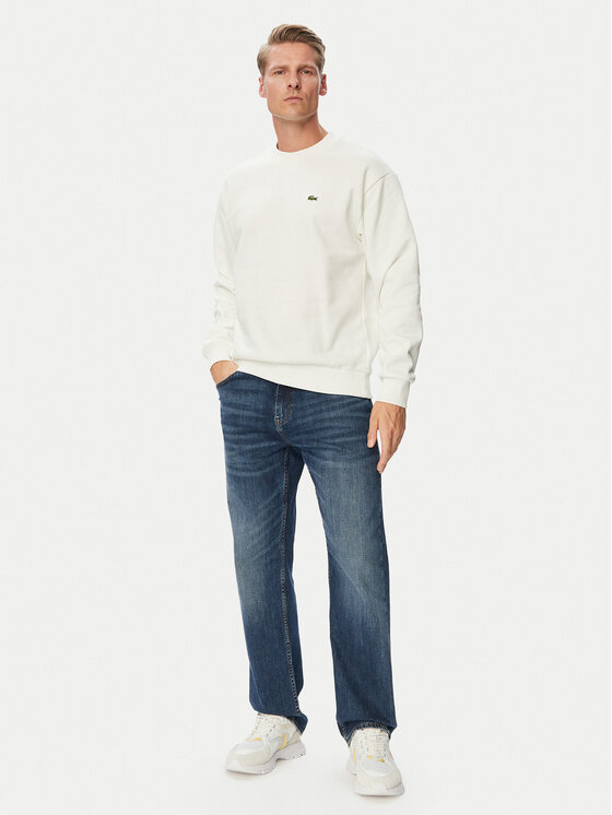 Lacoste Lacoste Суитшърт SH8868 Кремав Regular Fit