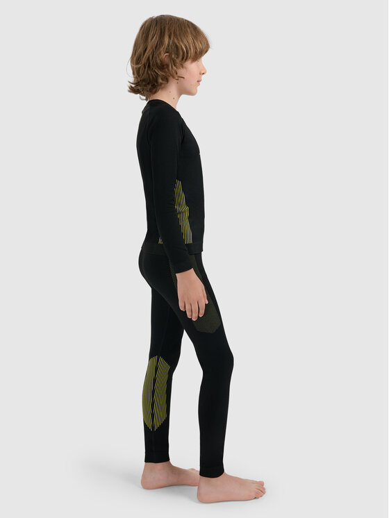 4F 4F Komplet bielizny termoaktywnej SKI UNDERWEAR Czarny