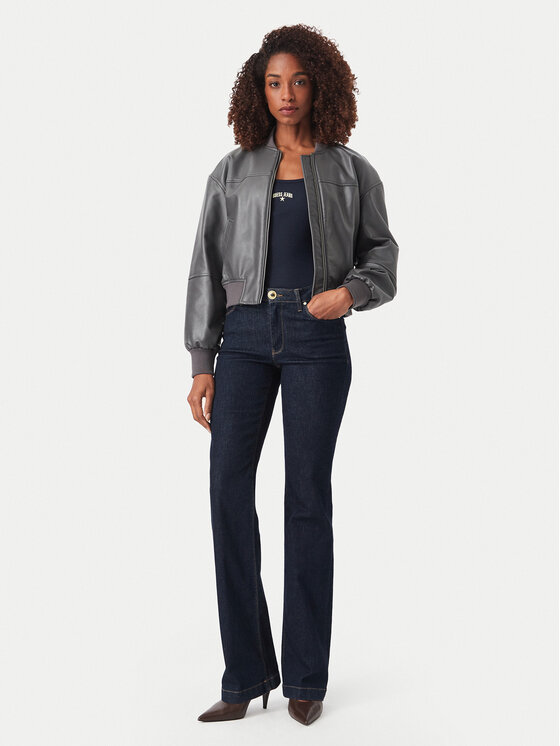 Guess Jeans Guess Jeans Bomberjacke W6YL01 W2525 Grau Regular Fit