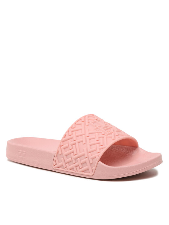Tommy Hilfiger Tommy Hilfiger Παντόφλες Th Monogram Pool Slide FW0FW06987 Ροζ