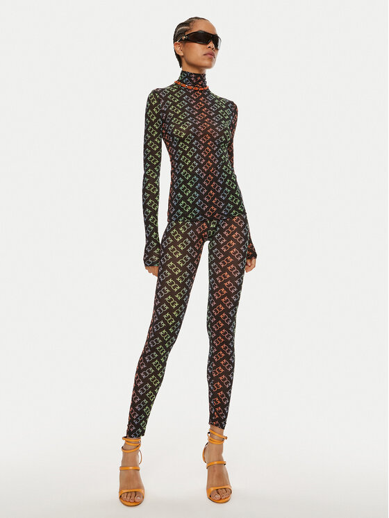 PINKO Pinko Majica Lamu 101813 A1ZY Crna Slim Fit