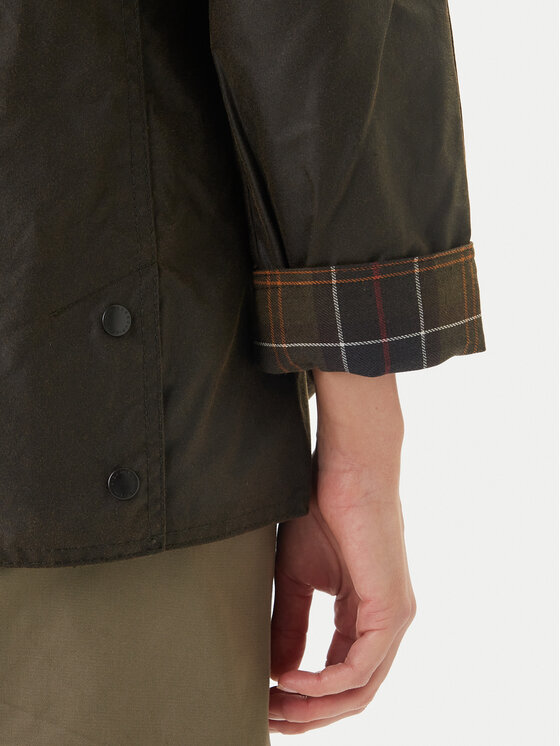 Barbour Barbour Pārejas jaka Classic Beadnell LWX0668OL71 Zaļš Regular Fit
