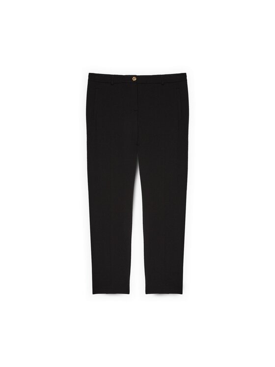 Fiorella Rubino Fiorella Rubino Spodnie materiałowe P055L002440N033 Czarny Slim Fit