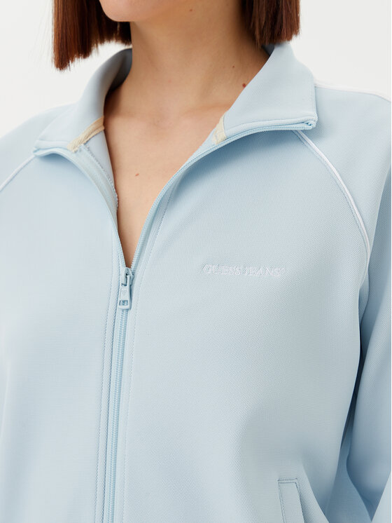 Guess Jeans Guess Jeans Mikina W5GQ38 KB212 Světle modrá Regular Fit