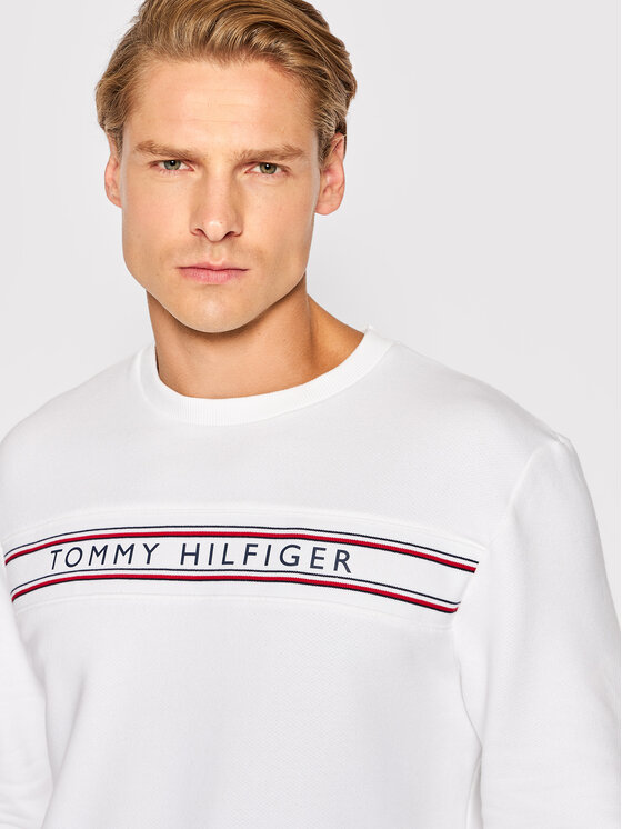 Tommy Hilfiger Tommy Hilfiger Bluza Track Top UM0UM02426 Biały Regular Fit