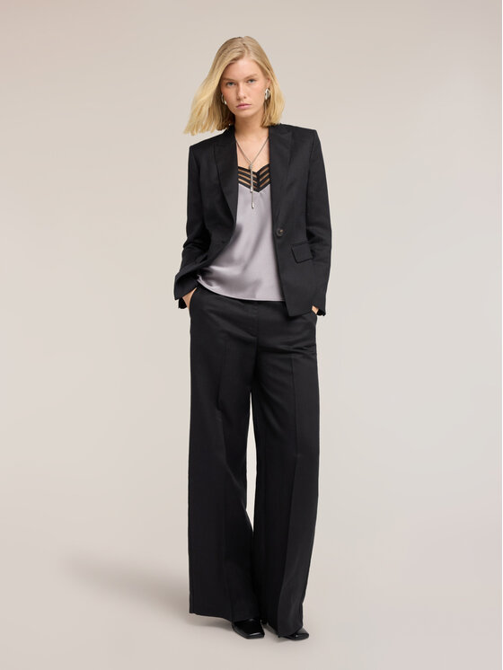 Motivi Motivi Giacca di transizione Q071Q001092N0Z3 Nero Regular Fit