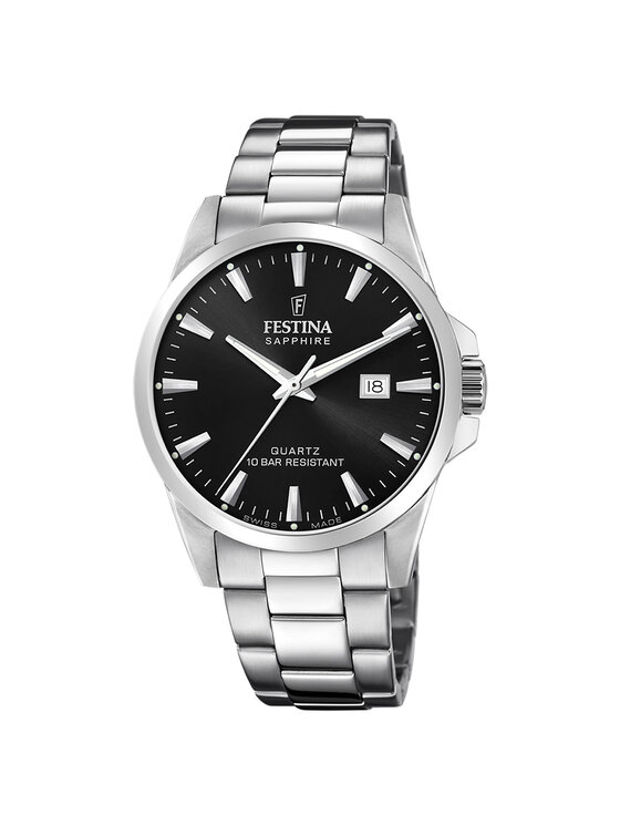Festina Festina Zegarek F20024-4 Srebrny