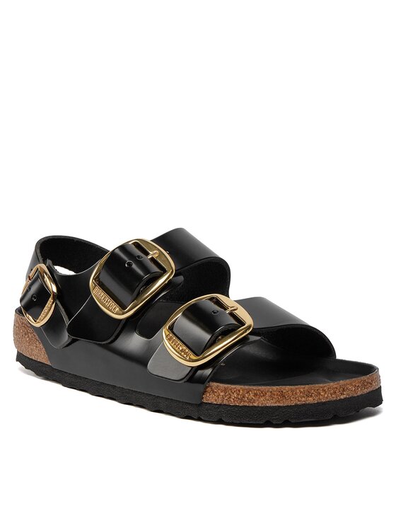 Birkenstock Birkenstock Basutės Milano Big Buckle 1024211 Juoda