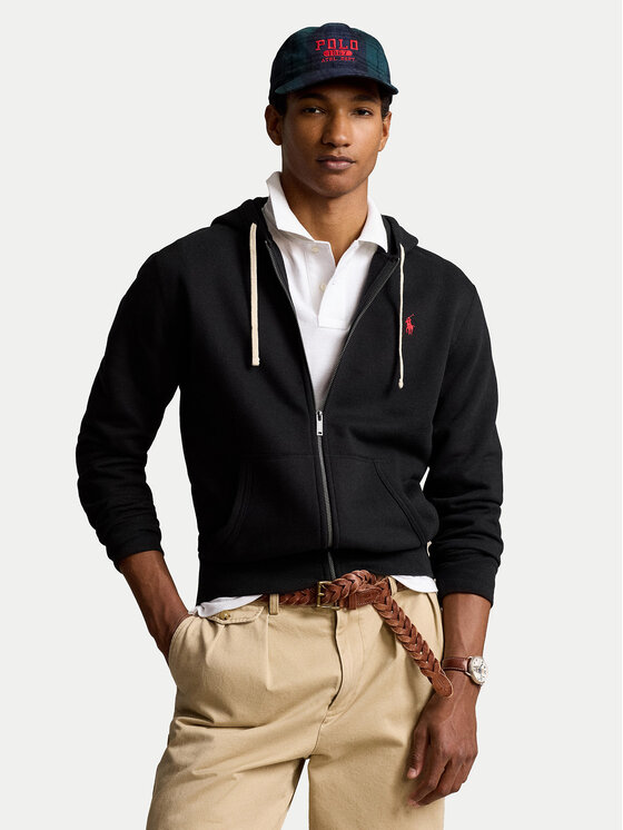 Polo Ralph Lauren Polo Ralph Lauren Bluză Fleece 710813297001 Negru Regular Fit