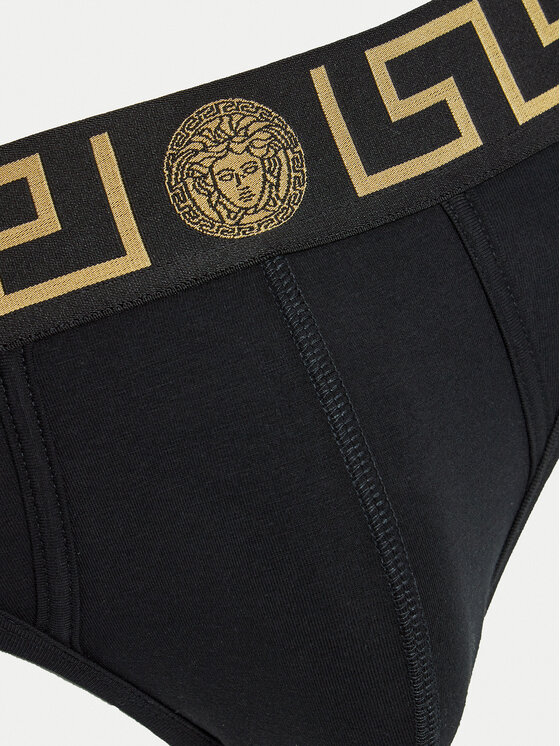 Versace Versace Σετ σλιπ 3 τμχ. AU10327 1A10011 Μαύρο