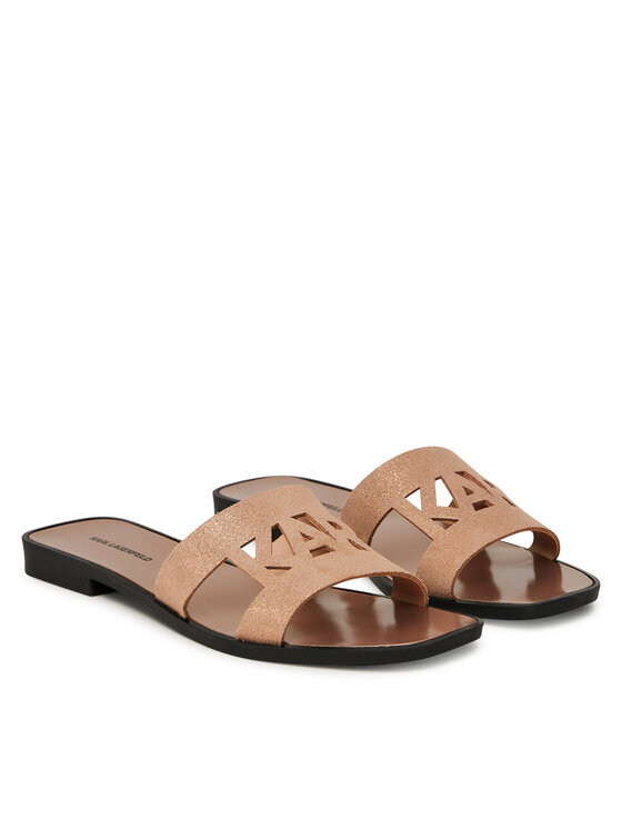 KARL LAGERFELD KARL LAGERFELD Şlapi Skoot II KL80402 Roz