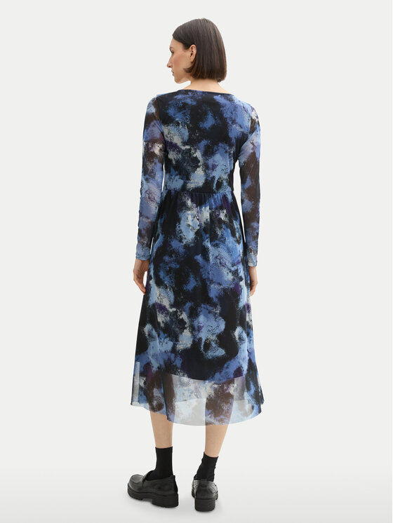 Tom Tailor Tom Tailor Kleid für den Alltag 1043038 Blau Regular Fit