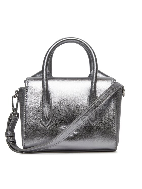 PINKO Pinko Borsetta Aika Purse Baby AI 23-24 PLTT 100384 A0F8 Argento