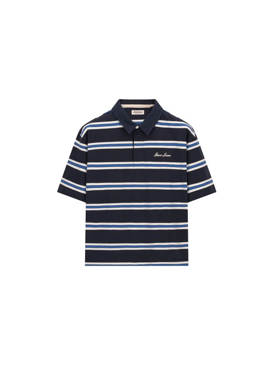 Guess Guess T-Shirt 183258 Modrá Classic Fit